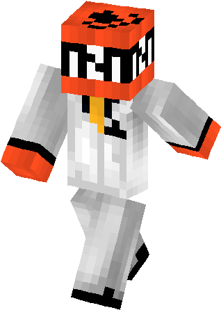 Tnt Man In A Suit Skin - Minecraft Tnt Man Skin (317x453), Png Download