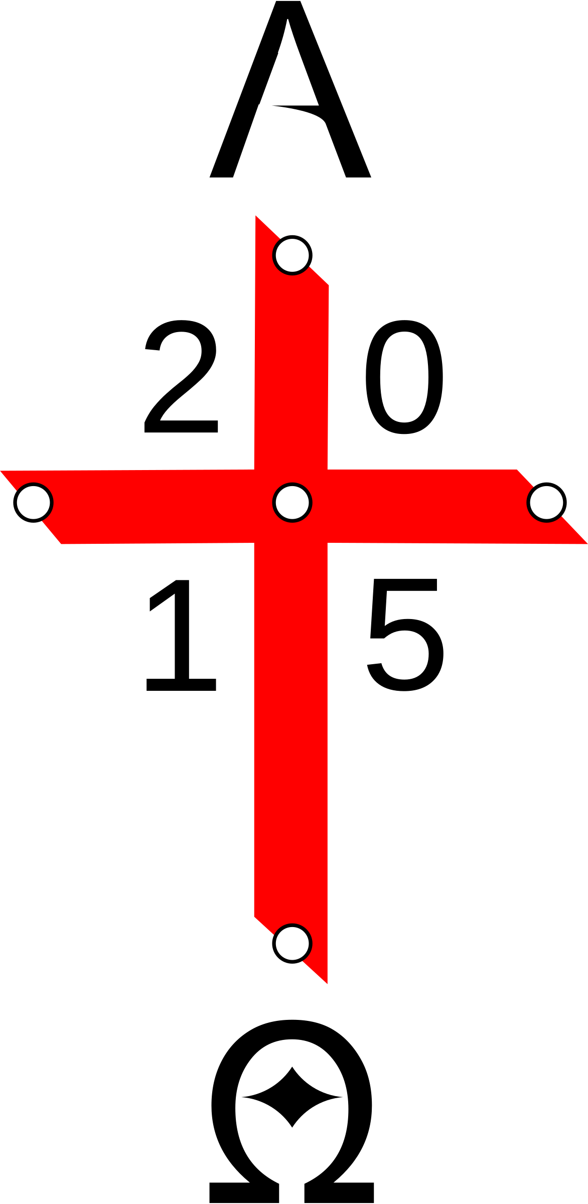 2015 Paschal Candles Symbols Clipart - Simbolo Del Cirio Pascual (1172x2400), Png Download