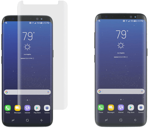 Incipio Plex Plus Shield Edge - Exian Galaxy S8 Screen Protectors X 2 (720x480), Png Download