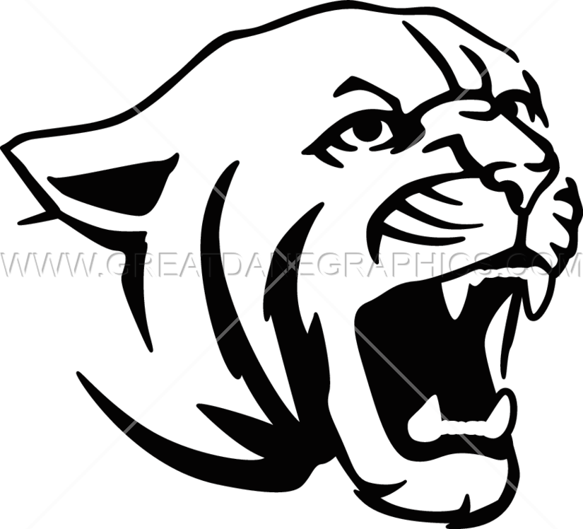 Drawing Marker Easy - Drawing Of A Cougar (825x748), Png Download