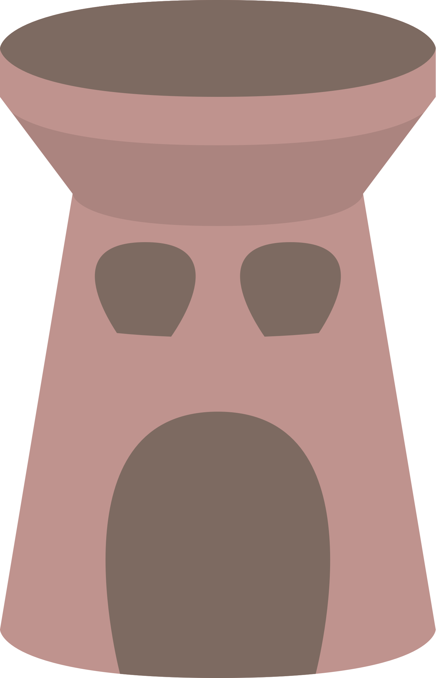 This Free Icons Png Design Of Tower Cartoon Face (1441x2240), Png Download