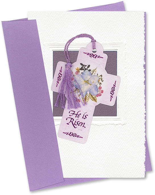 Easter Cross Bookmark Card Image - Paper (800x800), Png Download