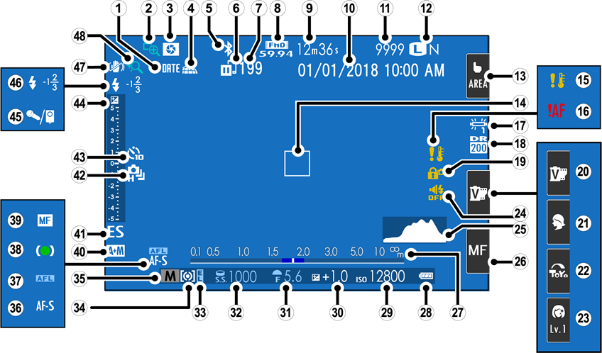 Electronic Viewfinder/lcd Monitor - Diagram (848x498), Png Download