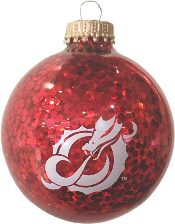 Red Sparkle Dragon Ornament - Minnesota State University Moorhead (800x800), Png Download