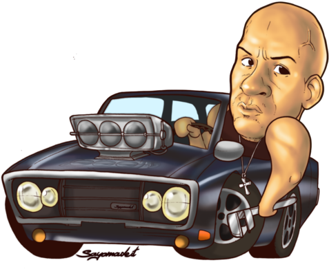 Vin Diesel Illustration - Icon Game Facebook Answers Pack 3 (600x424), Png Download