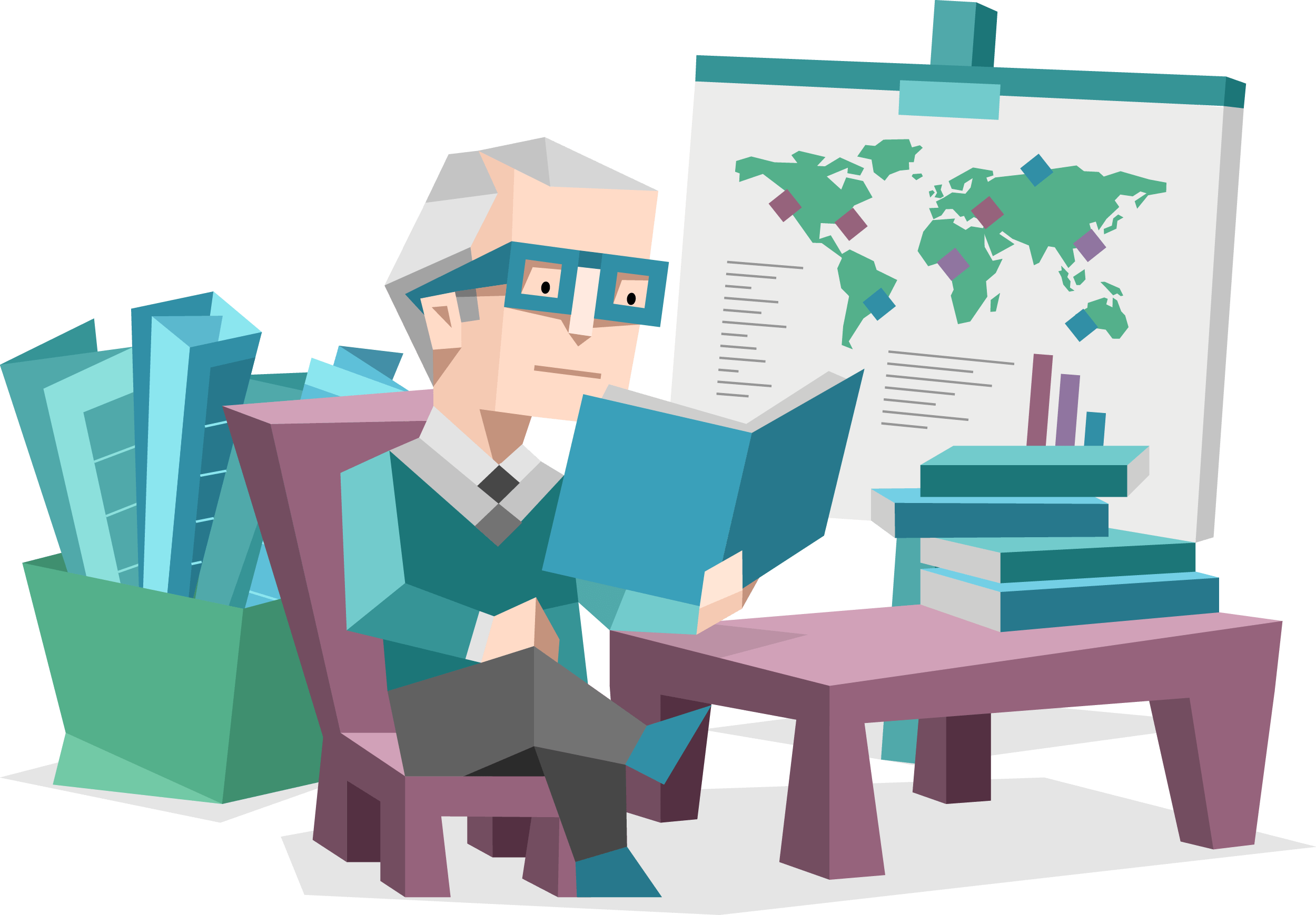 16 Personalities Blue (2499x1739), Png Download