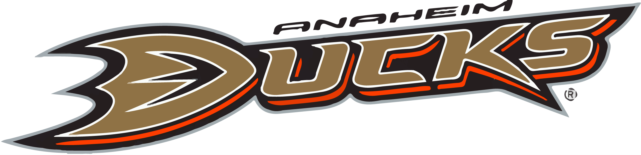 Mighty Ducks Logo Png Download - Anaheim Ducks Team Logo (1280x336), Png Download