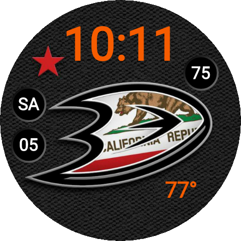 Anaheim Ducks Ca Logo - Anaheim Ducks California Flag (480x480), Png Download
