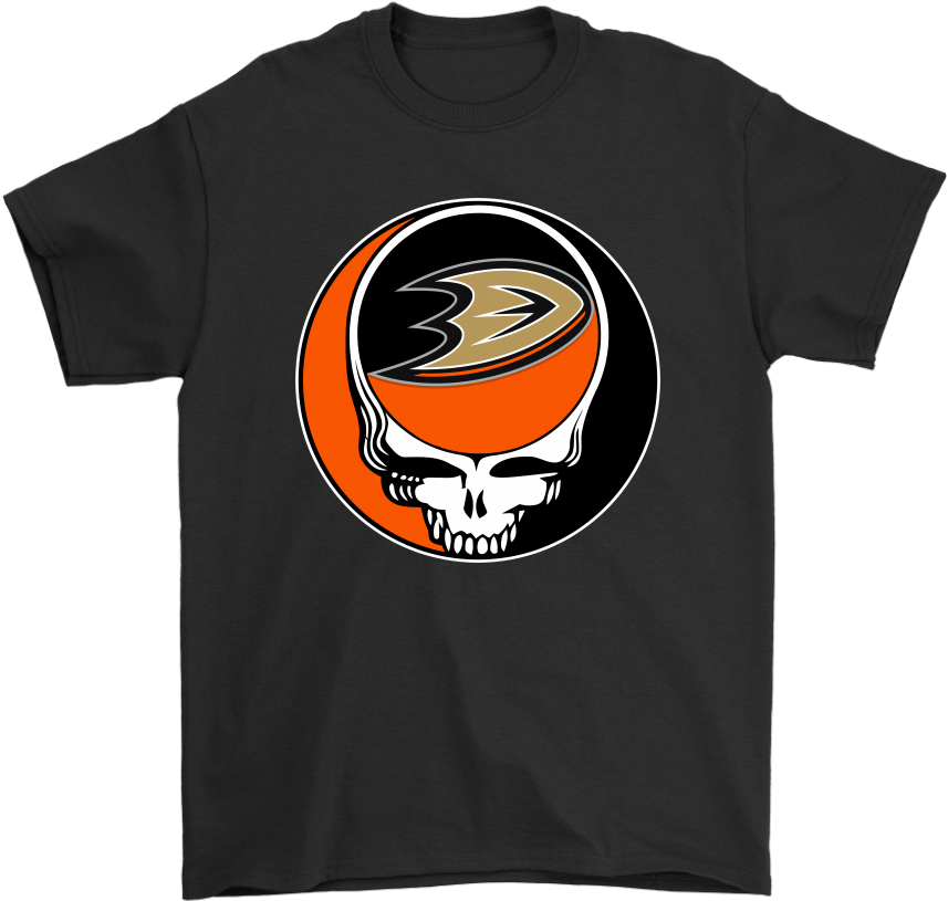 Nhl Team Anaheim Ducks X Grateful Dead Logo Band Shirts - Grateful Dead Steal Your Face (1024x1024), Png Download