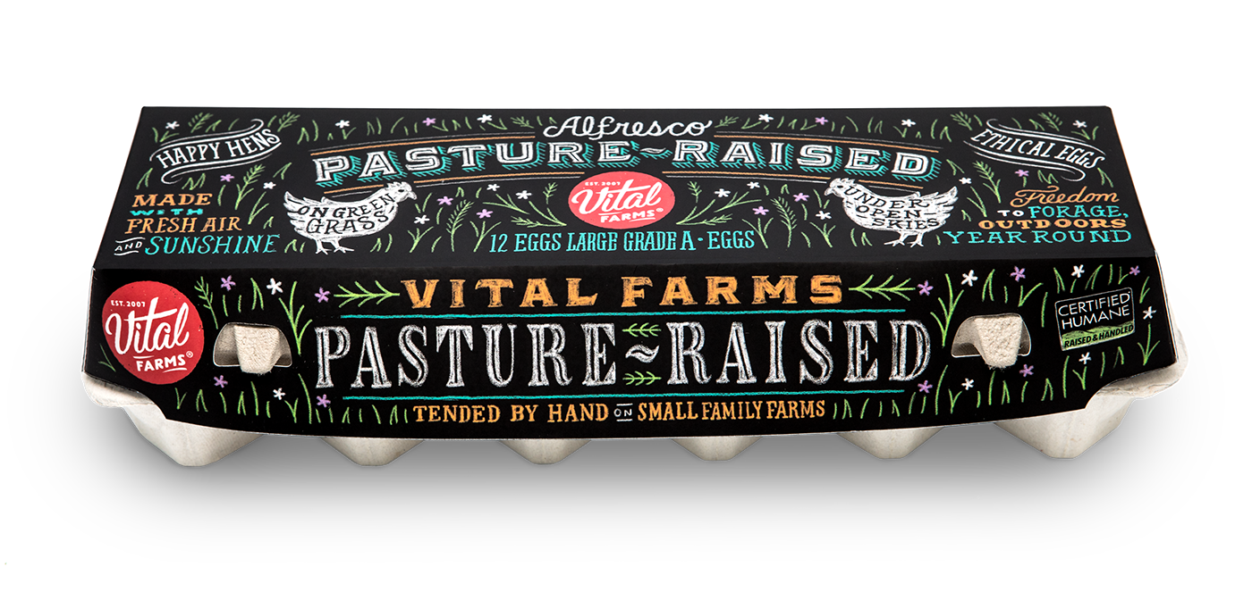 When I Started With Vital Farms, Branded Eggs Were - Vital Farms Pasture Raised Eggs (1400x663), Png Download