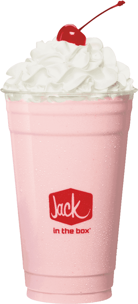 Jack In The Box Strawberry Milkshake (1280x1280), Png Download