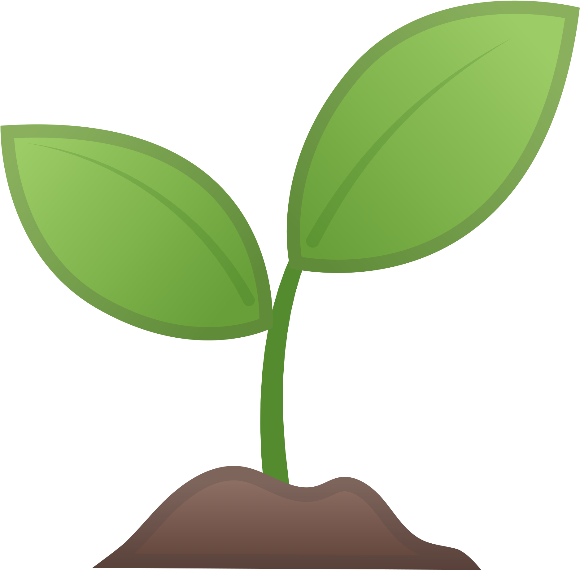 Png Freeuse Download Emoji Clipart Plant - Seedling Png (2000x2000), Png Download