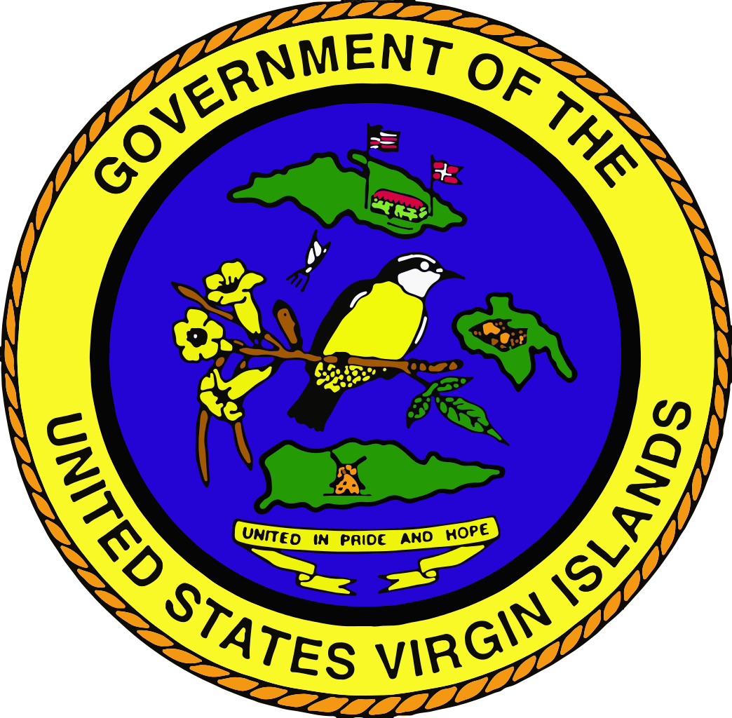 Seal Of The United States Virgin Islands - Public Health Service Logo (1044x1024), Png Download