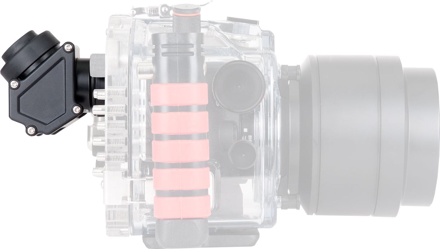 45° Magnified Viewfinder For Dslr - Ikelite Magnified Viewfinder 45 Deg Type 1 (1500x1500), Png Download
