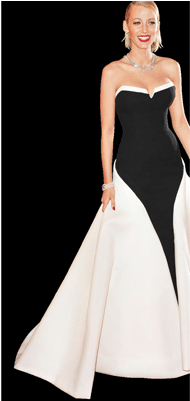 Mixing Old Hollywood Glamour With Modern Details, Like - Gown (600x400), Png Download