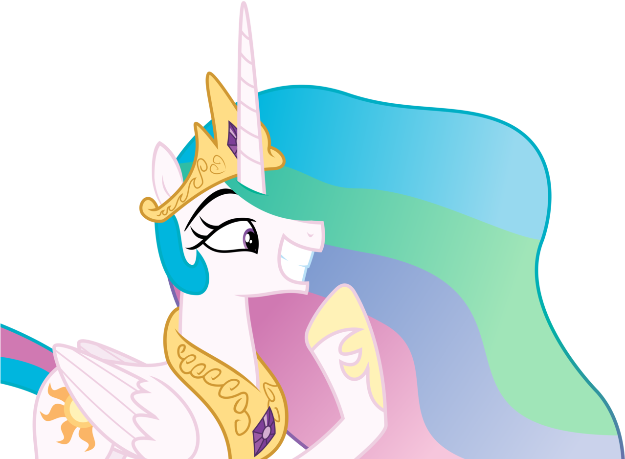 Grin Clipart Smirk - Hipster Celestia (1280x951), Png Download