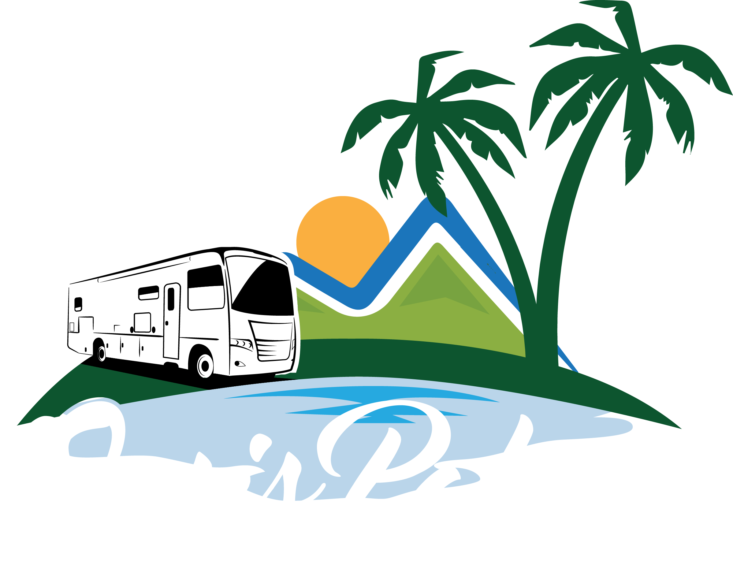 Oasis Palms Rv Resort - Rv Resort Logo (2396x1883), Png Download