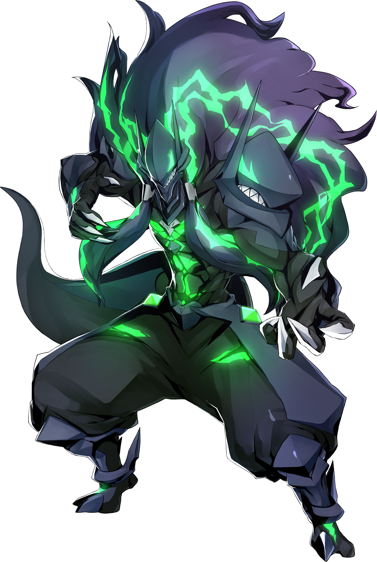 Infinity - Blazblue Central Fiction Susanoo (1307x1947), Png Download