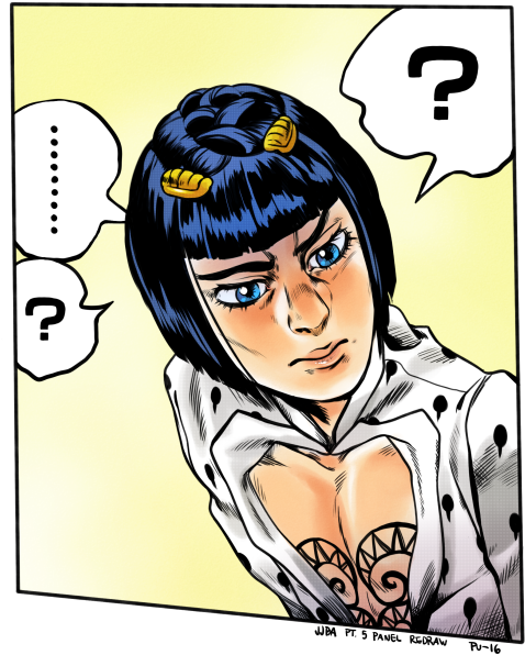 Cartoon Fictional Character Comics Fiction - Bruno Buccellati Reaction (500x648), Png Download