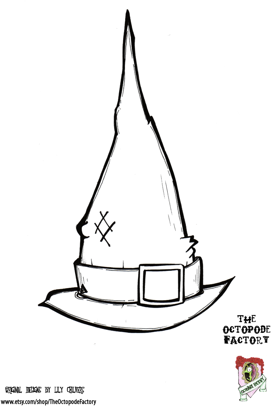 Here's A Witches Hat Freebie For You All To Use It's - Witch Hat (1067x1600), Png Download