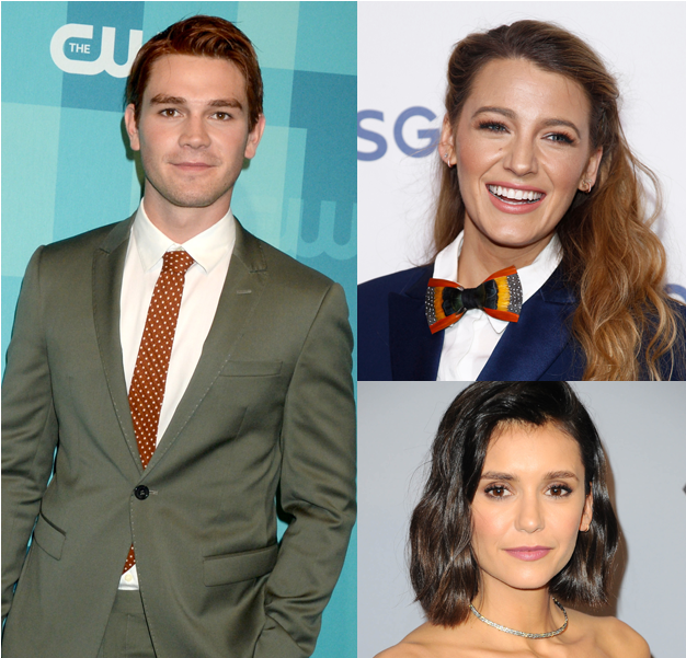 Kj Apa, Blake Lively, Nina Dobrev - Tuxedo (1200x630), Png Download