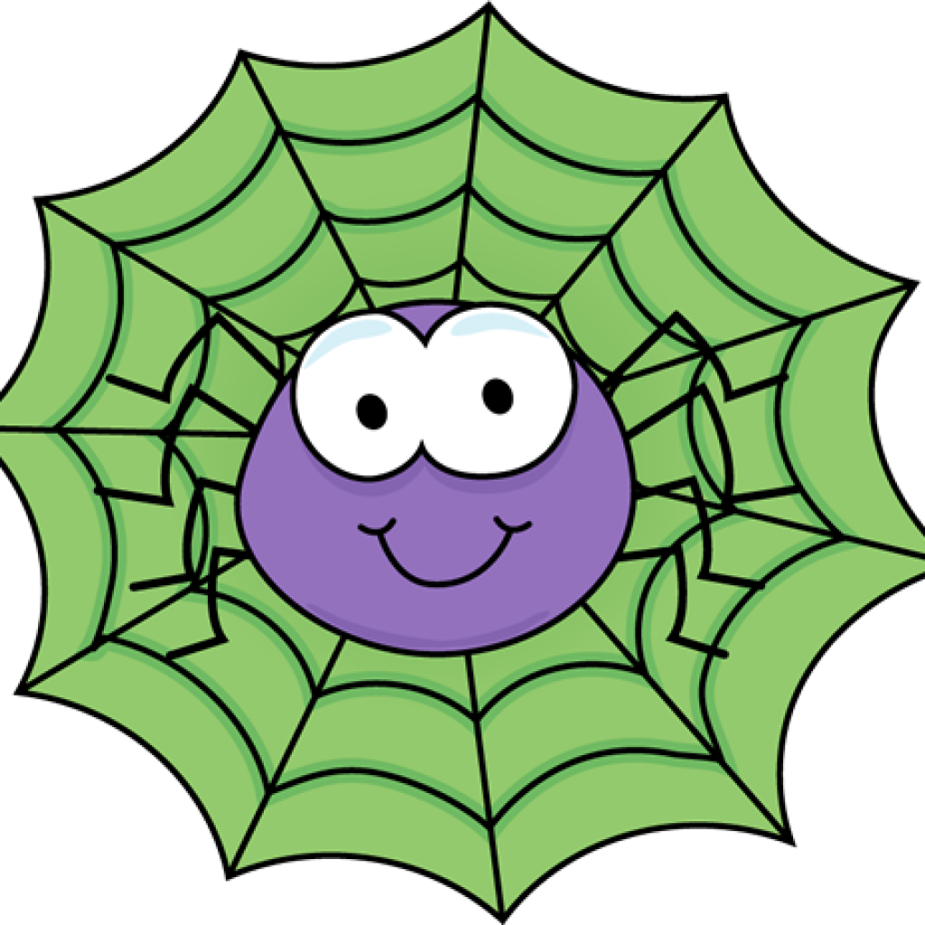 Cute Spider Clip Art Spider Clip Art Spider Images - Spider And Web Clipart (1024x1024), Png Download