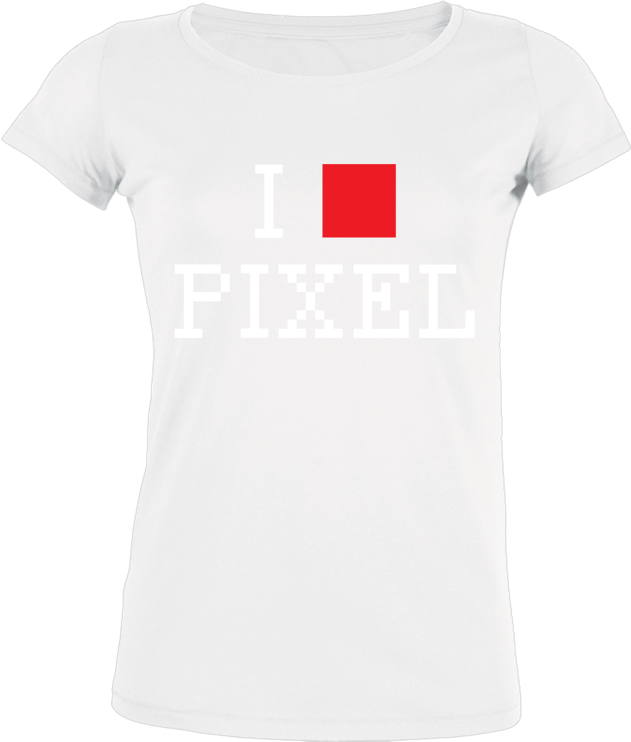 Eva Marie Bartenbach I Love Pixel T-shirt Stella Loves (1044x1044), Png Download