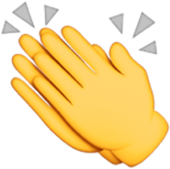 6839d2e0 Fd8b 0132 4fab 0ec273752cbd - Clapping Hands Emoji Transparent (740x740), Png Download