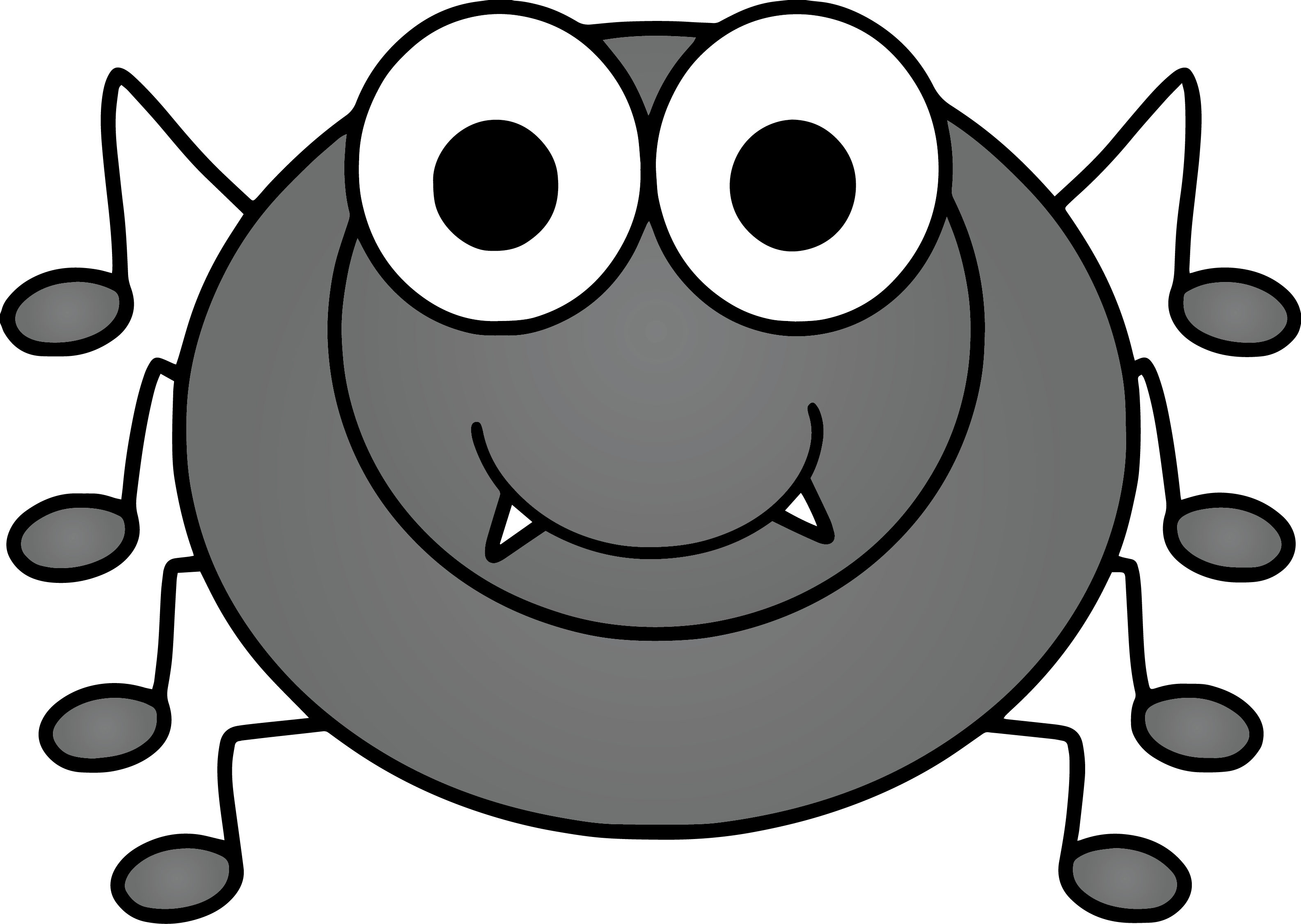 Spider Room Ages K-5th Grade - Comedy (3170x2251), Png Download