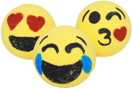 Emoji Bath Bomb (800x584), Png Download