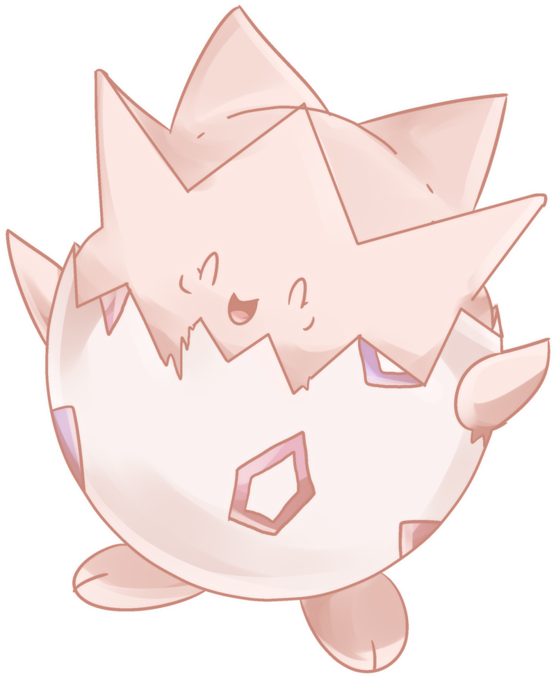 Togepi Commission By Autobottesla On Deviantart - Cartoon (800x977), Png Download
