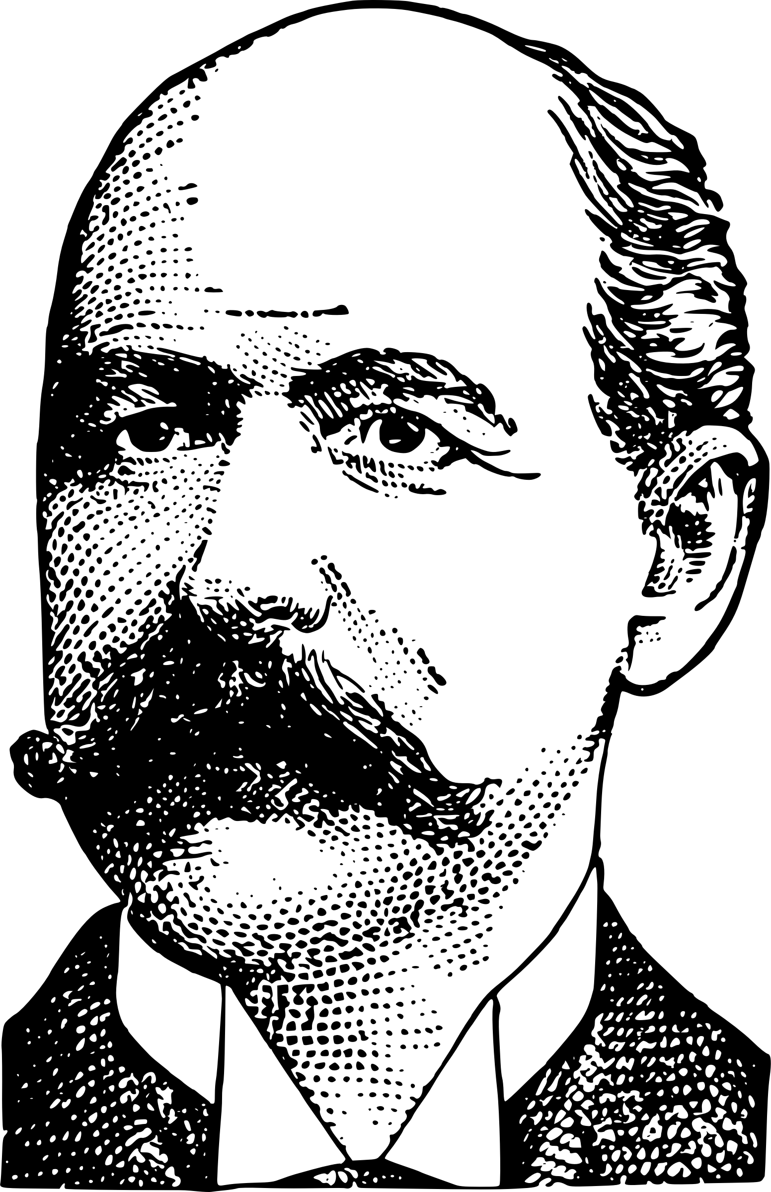 This Free Icons Png Design Of Bald Man (1552x2400), Png Download