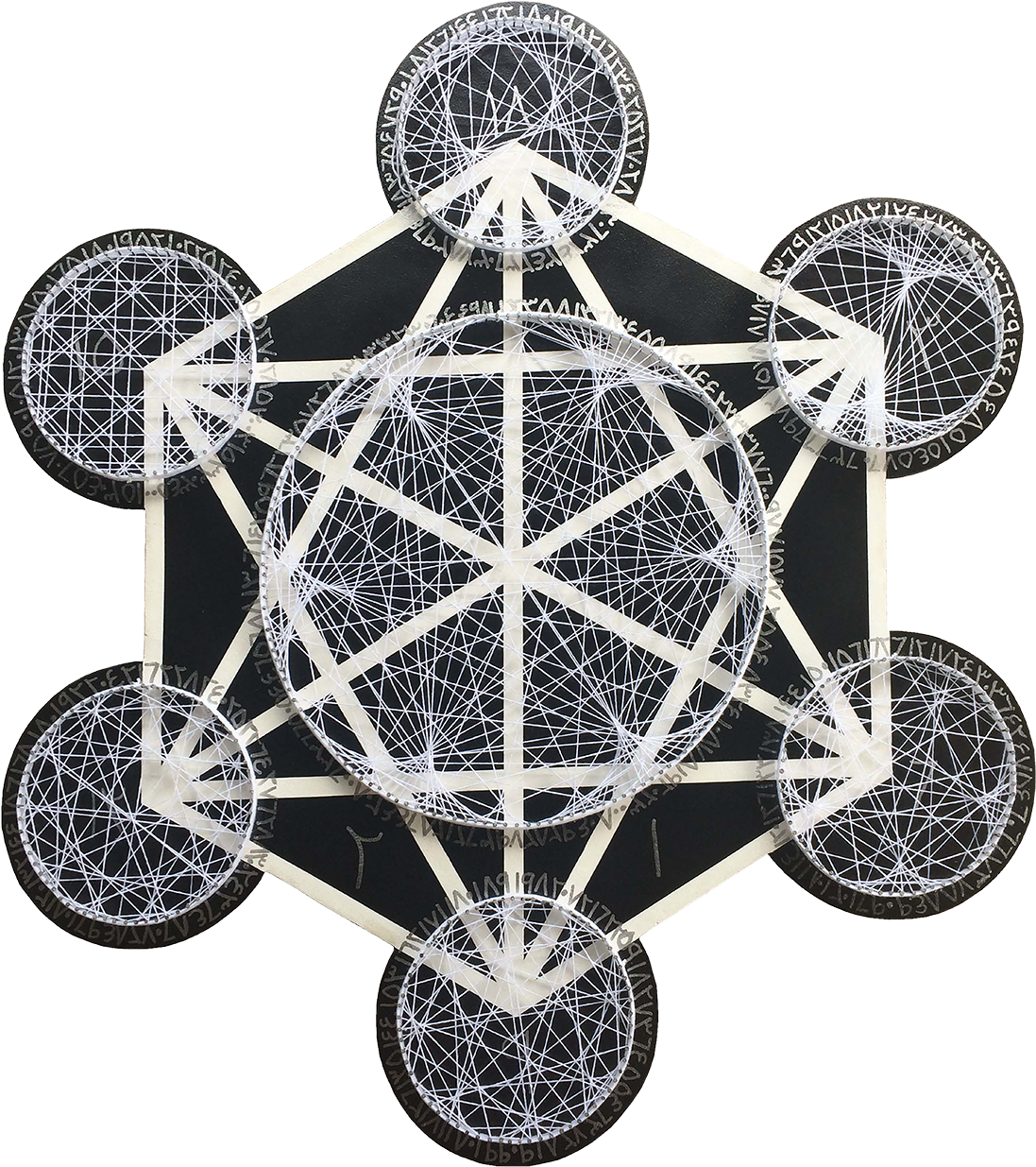 Multiplication Time Table Of Number 3 In Metatron Cube - Number (1102x1247), Png Download