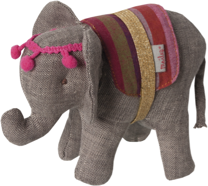 Maileg Circus Elephant - Maileg Elephant For Circus Play Set (460x383), Png Download
