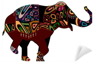 Great American Products Africa Pattern Elephants Travel (400x400), Png Download