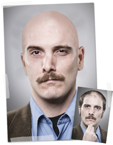 Would I Look Bald (400x509), Png Download