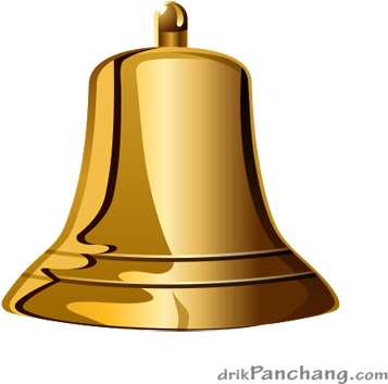 Golden Bell Png (400x400), Png Download