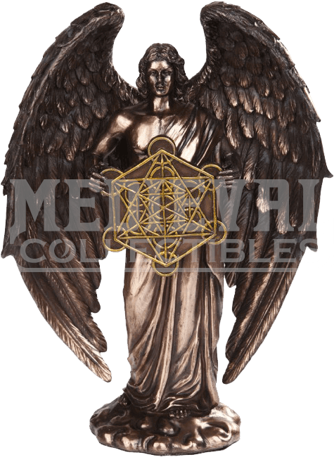 Bronze Archangel Metatron Statue - Archangel Metatron Statue (685x685), Png Download