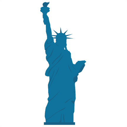 Statue Of Liberty Svg Scrapbook Cut File Cute Clipart - Statue Of Liberty (432x432), Png Download
