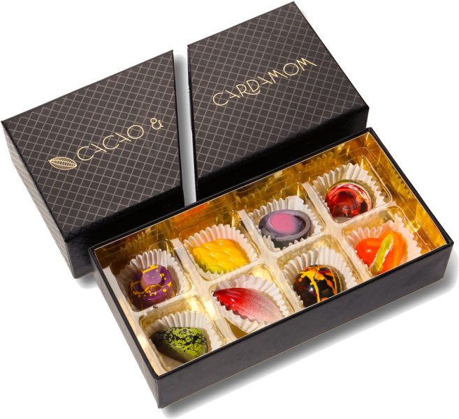The Little Black Box, Signature - Cacao & Cardamom Chocolatier Galleria (974x600), Png Download