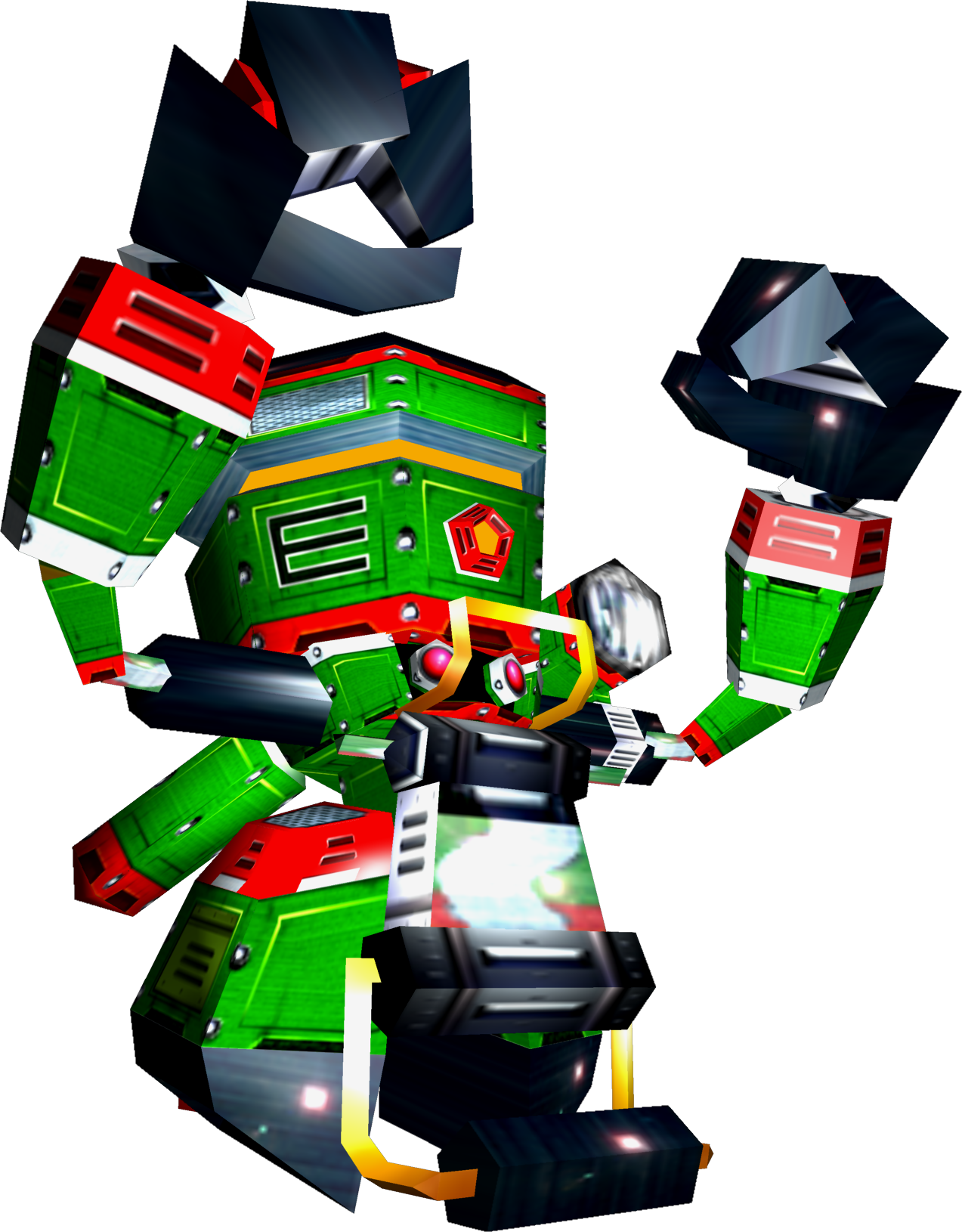 Zero Sonic Adventure - Sonic Adventure E 101 Beta (1273x1630), Png Download