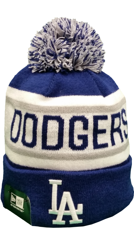 Los Angeles Dodgers Mlb Boldbar Toque - La Dodgers Beanie Hats (612x816), Png Download