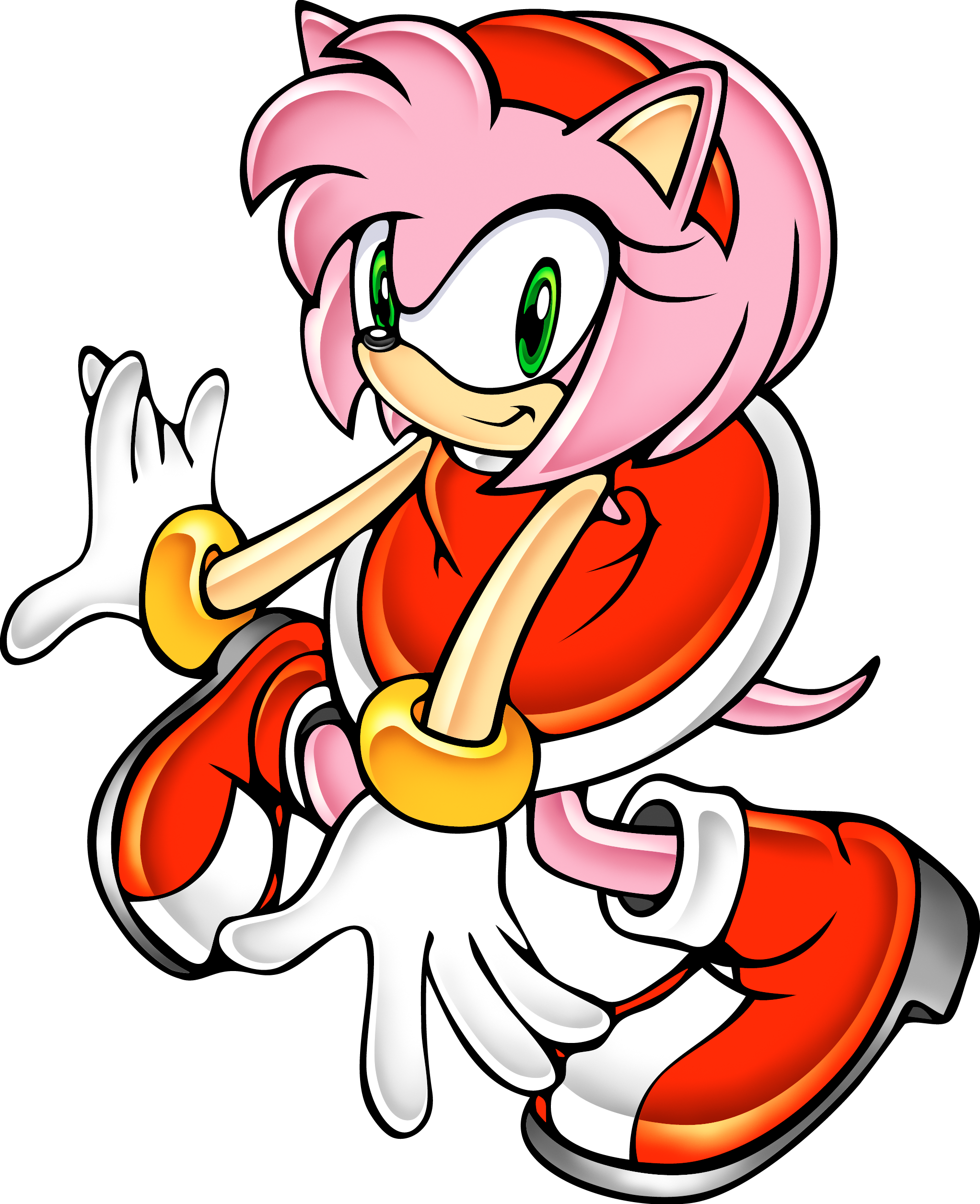 Sonic The Hedgehog Which Sonic Character Has The Best - Sonic Adventure Amy Png (2044x2512), Png Download