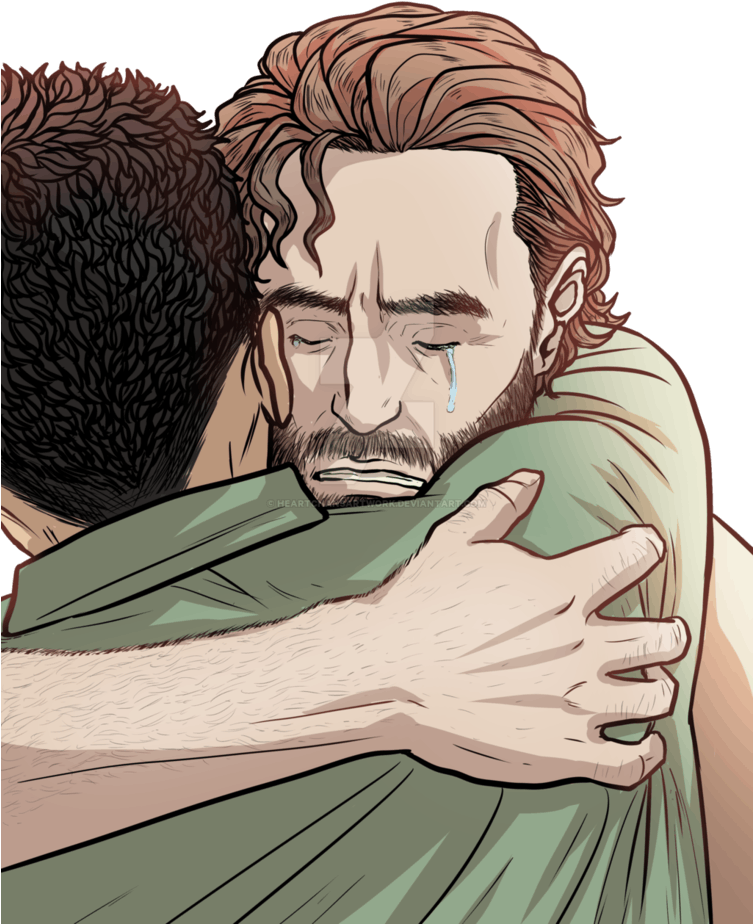 This Piece By Heartchansartwork Imagines A Nicer Ending - Illustration (752x1062), Png Download