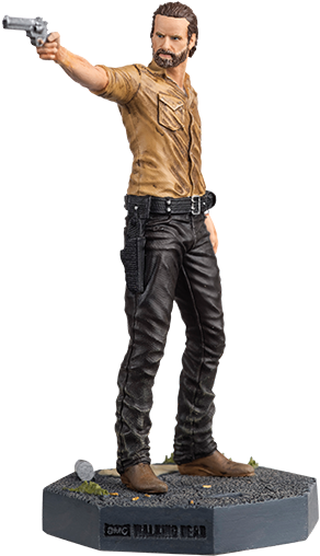 The Eaglemoss Range Is Famous For The Detailed And - Rick Grimes (300x514), Png Download