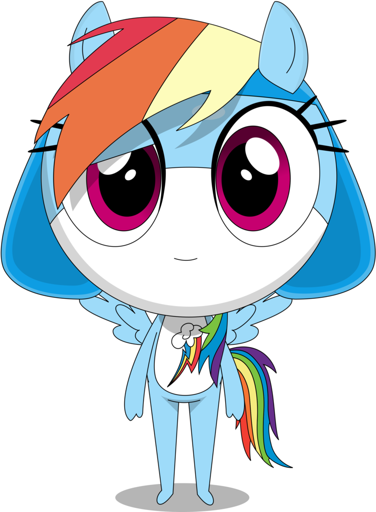 Keronianniroro, Crossover, Female, Keronian, Rainbow - Rainbow Dash (773x1033), Png Download