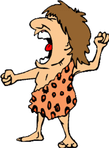 Clip Art Freeuse Caveman Clipart - Paleolithic Diet (371x500), Png Download