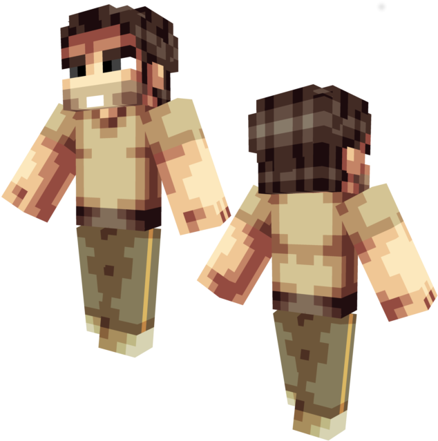 Father Of Carl Grimes - Minecraft (640x640), Png Download