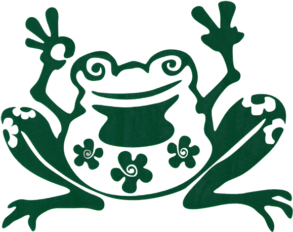 Frog With Peace Sign Logo Clipart Library - Peace Frog Png (600x471), Png Download