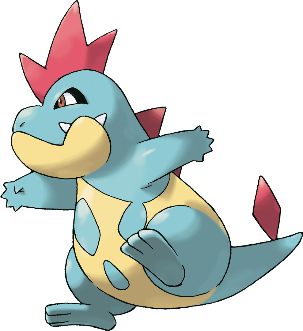 View Underbite-caveman , - Pokemon Croconaw (1080x1080), Png Download